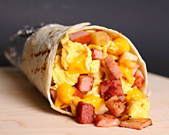 Ham Breakfast Burrito
