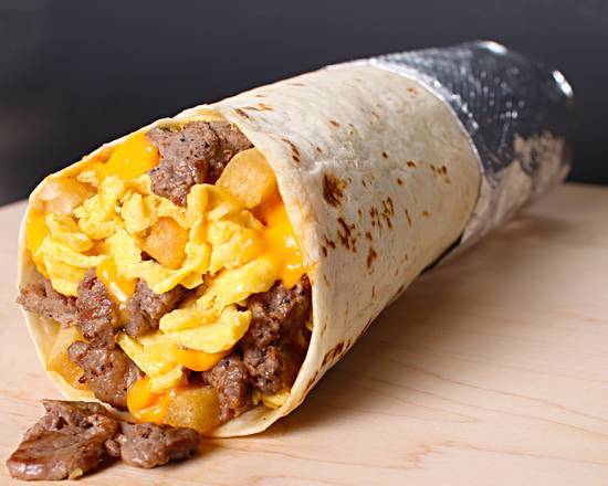 Steak and Eggs Breakfast Burrito