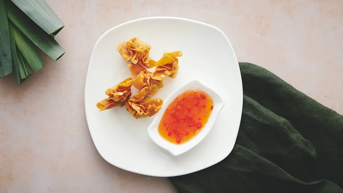 Hjemmelavede wontons (5 stk)
