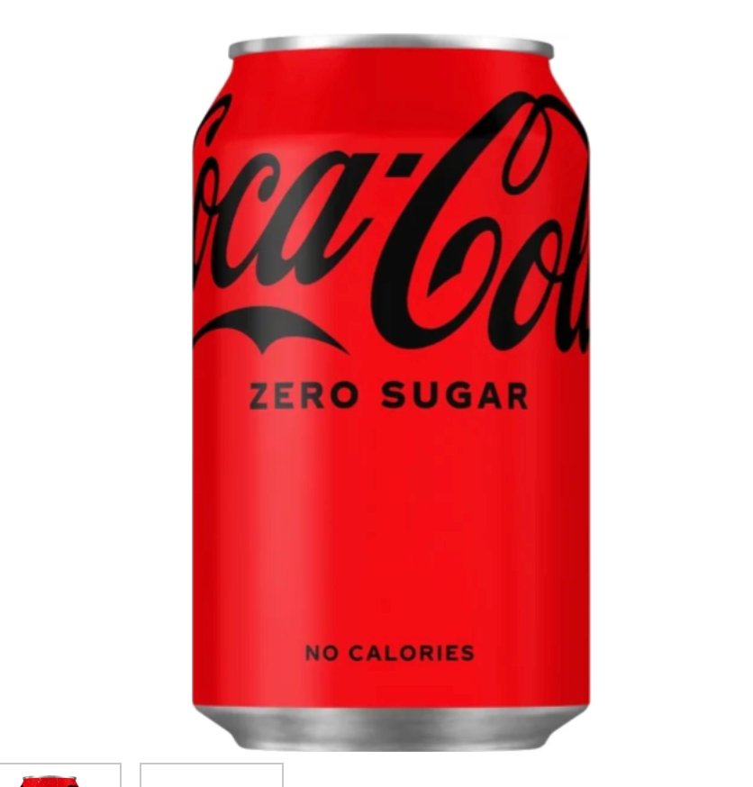 Coca Cola Zero dåse 33 cl