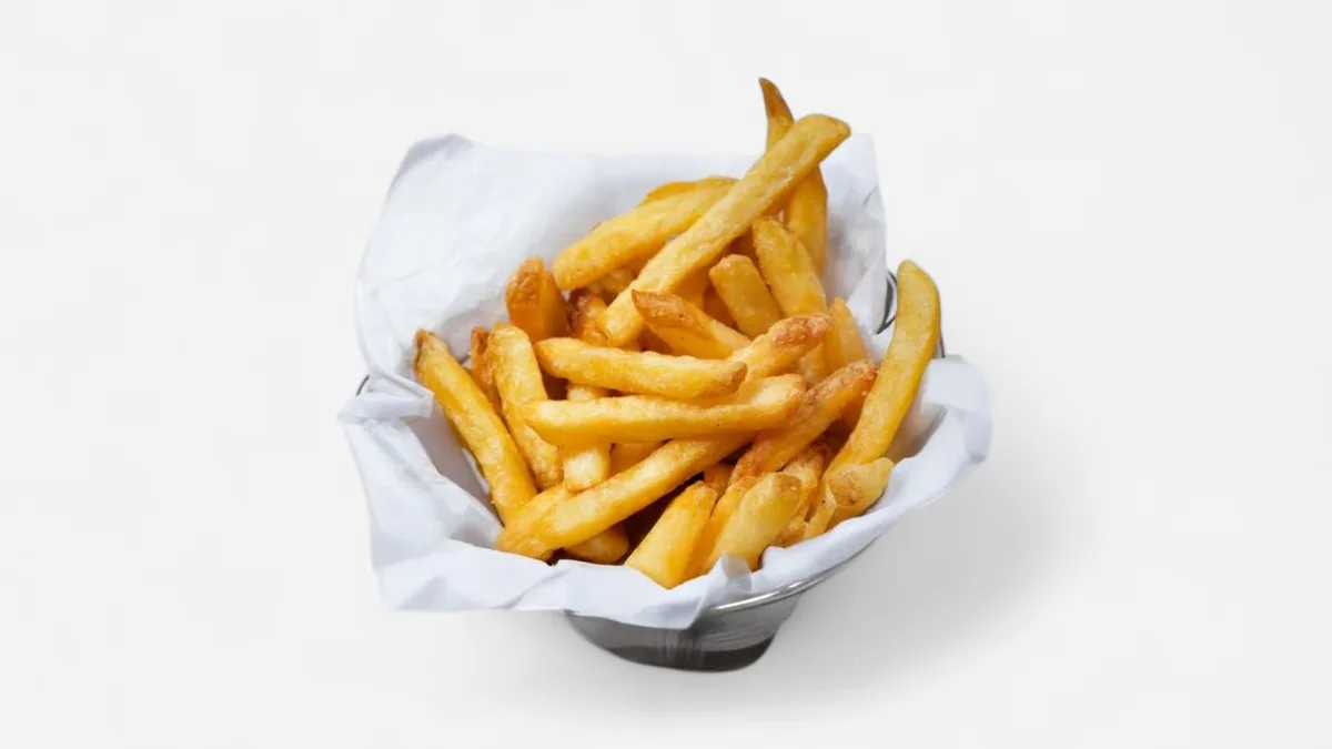Fries with cheese and bacon