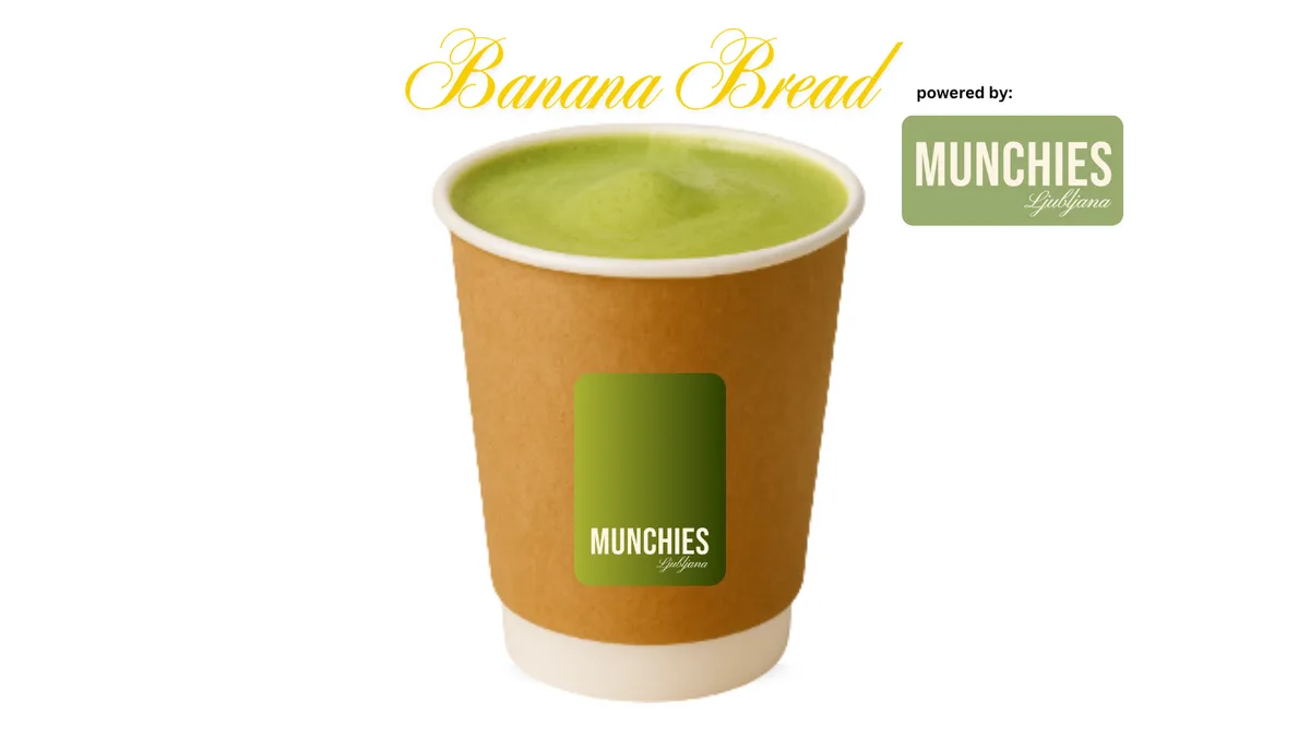 Banana Bread Matcha Latte