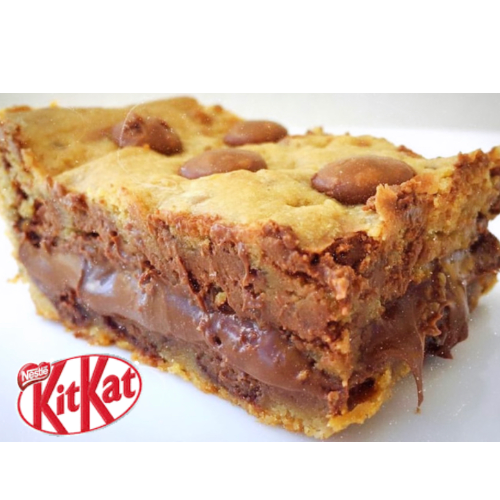 Pedaço - Torta Cookie Kitkat