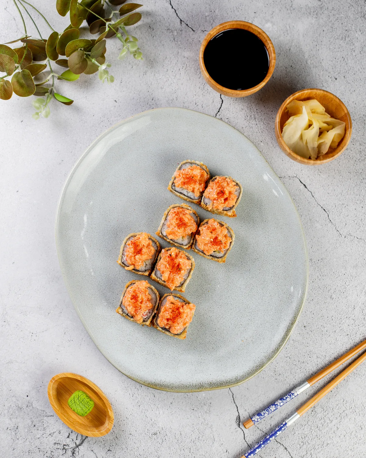 Spicy Sake Hot Roll (8 əd.)