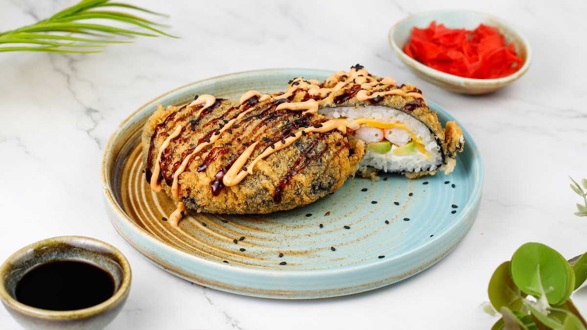 Sushi burger krevet ilə