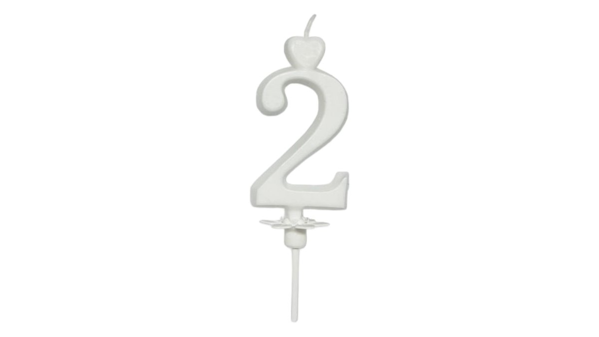 2-es számgyertya