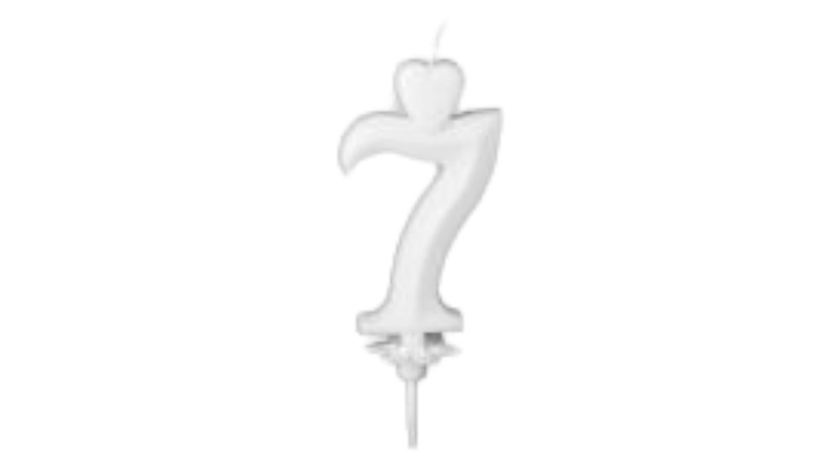 7-es számgyertya