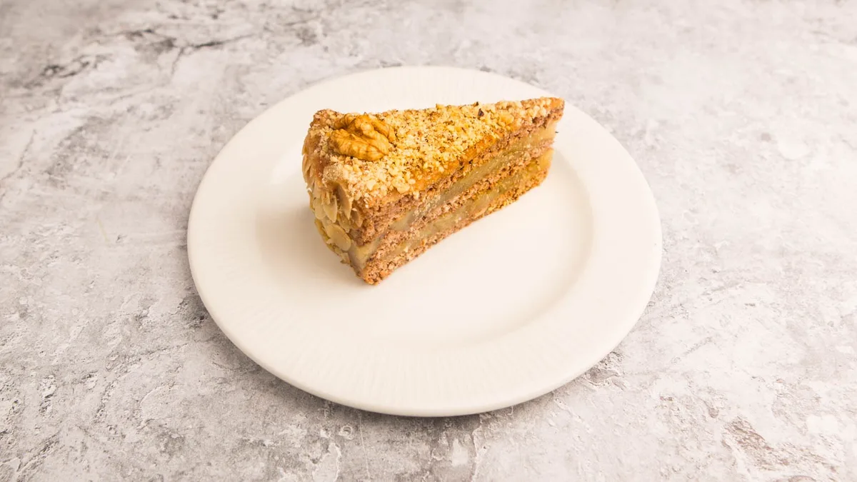 Almás-diós torta