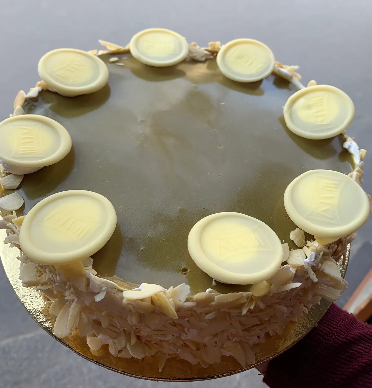 Egész torta Őrség zöld aranya  W 24 cm