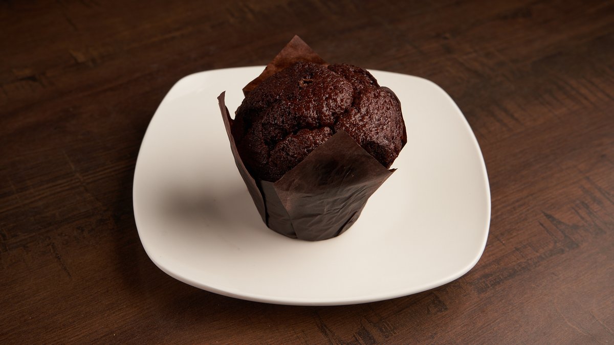 Muffin Σοκολάτα με Γέμιση Πραλίνα Φουντουκιού