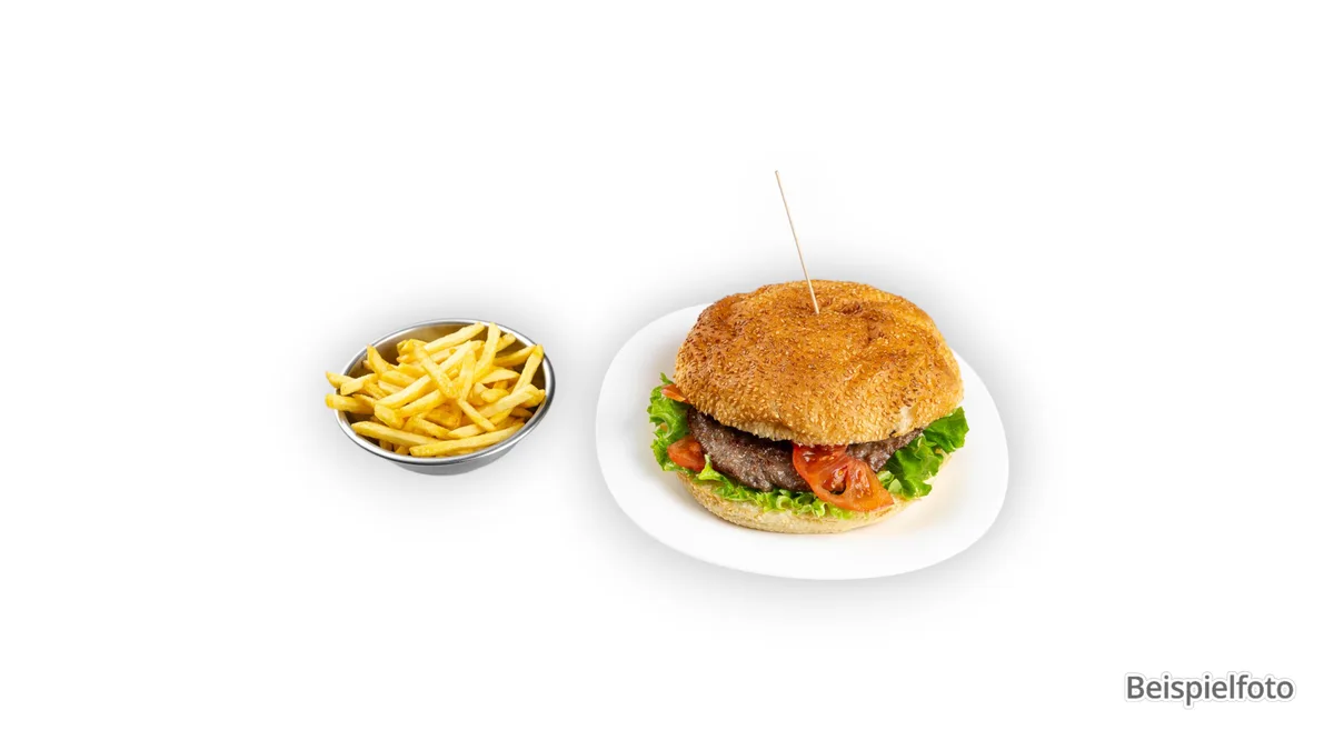 11. Hamburger with Fries