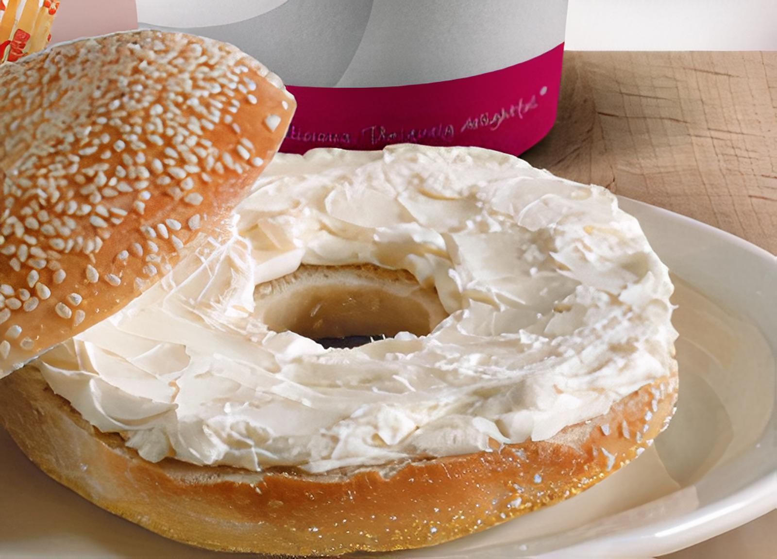 Bagel and Cream Cheese (390-680 Cal)