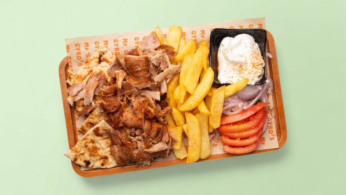 Open Pork Souvlaki