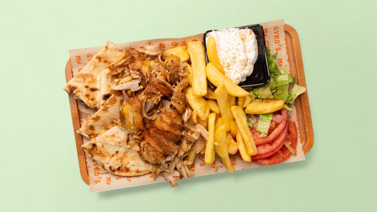 Open Souvlaki +  Pepsi