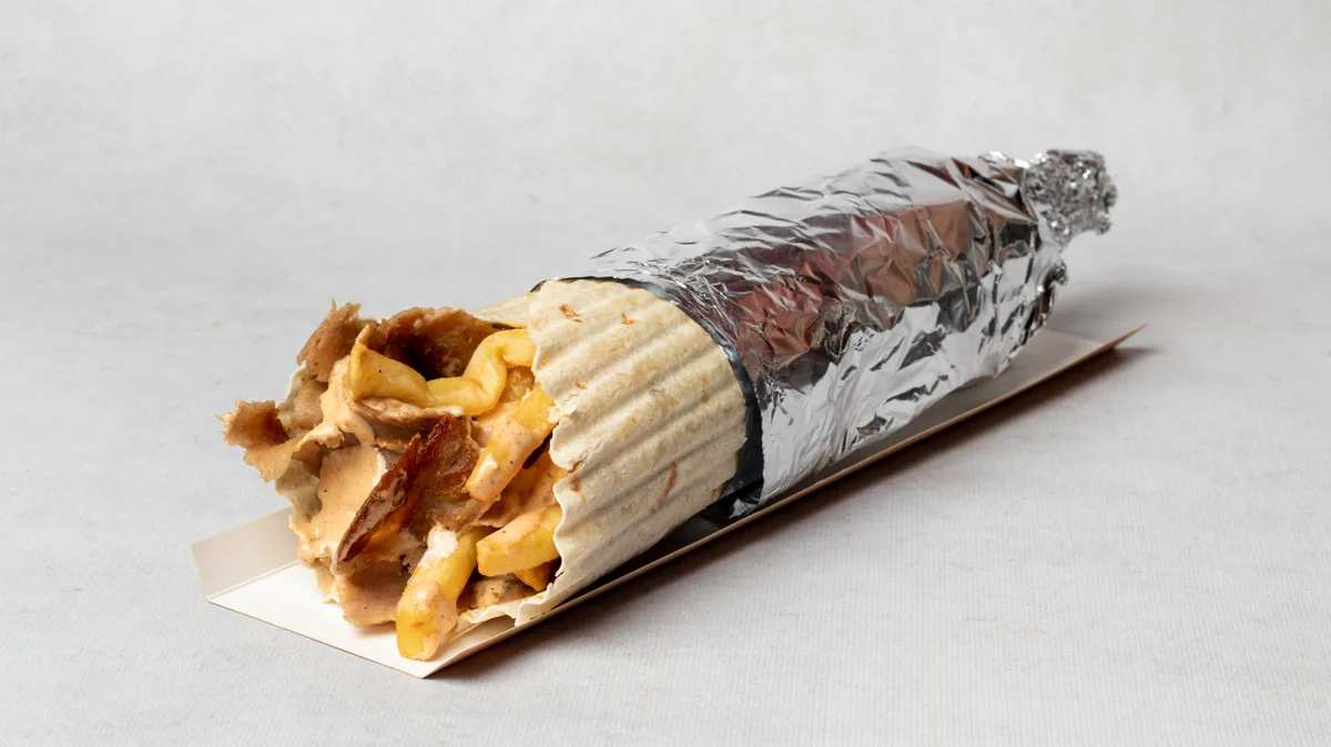Rollo z frytkami  30 cm