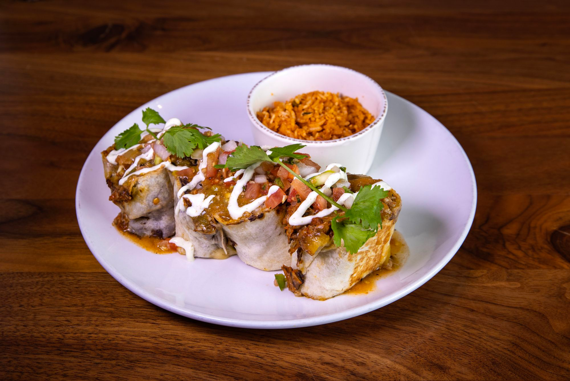 Iron Seared Cochinita Burrito