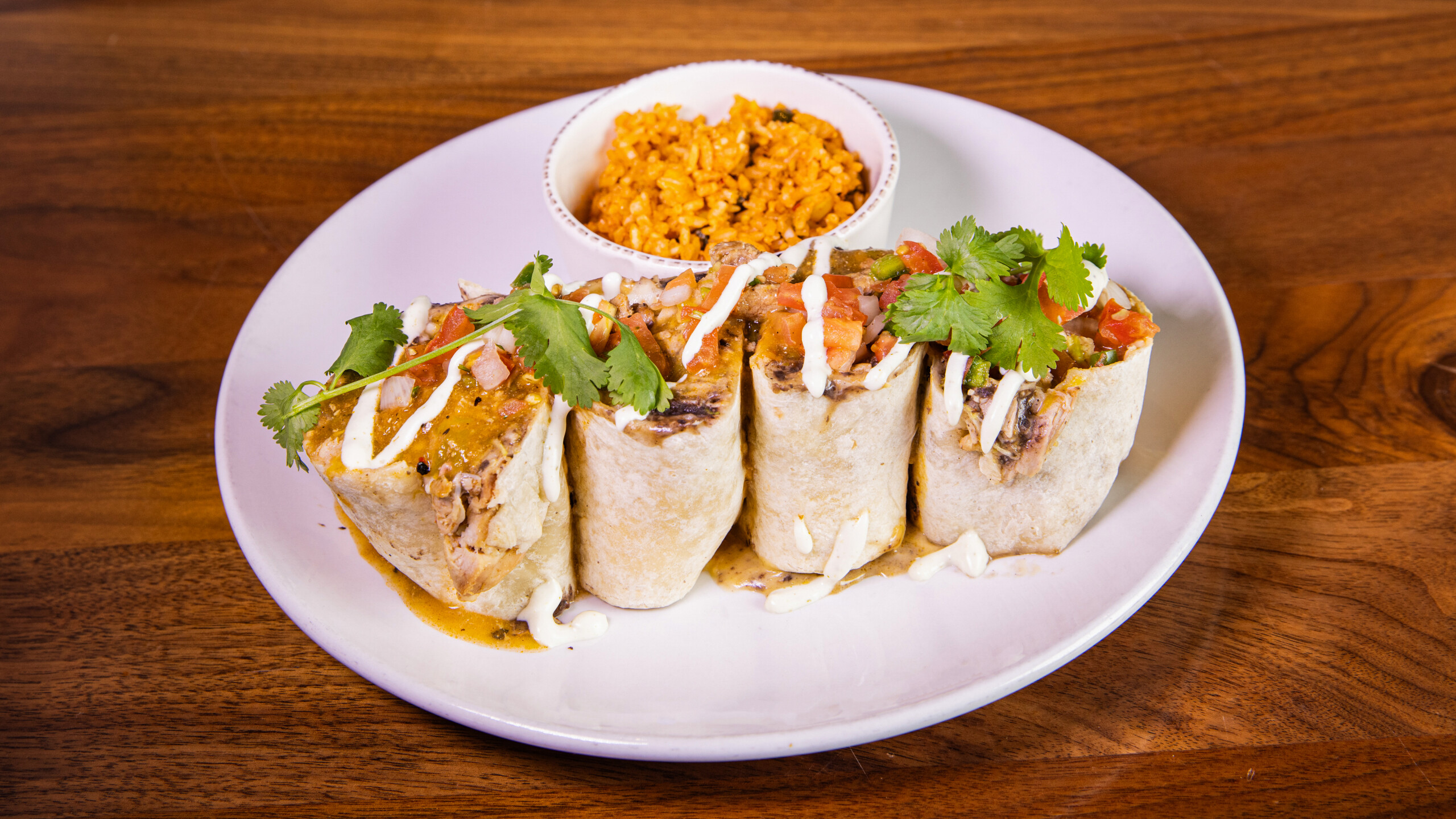 Iron Seared Pollo Burrito