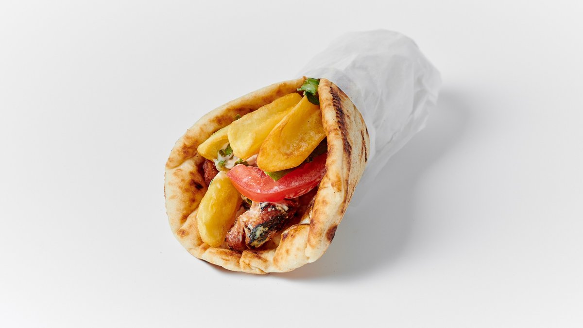 Μπιφτέκι Γαλοπούλας Light σε Πίτα