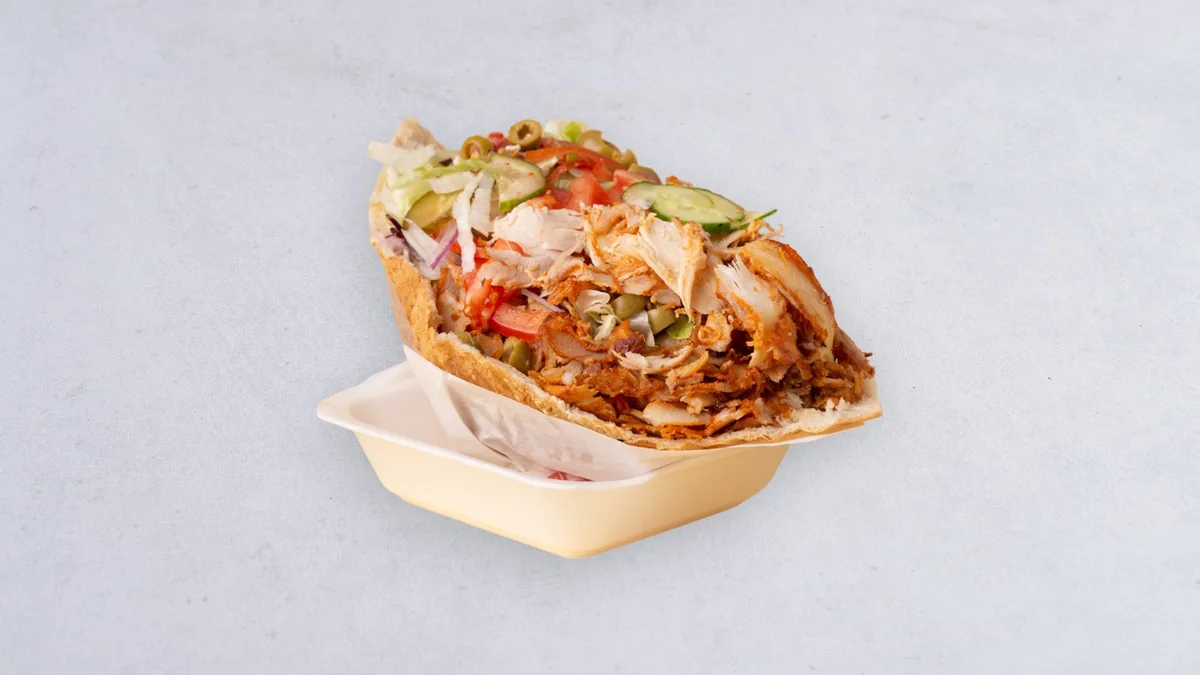 Kebab w bułce standard