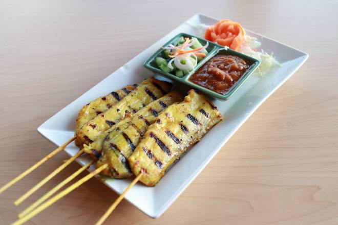 Chicken Satay (5 Skewers)