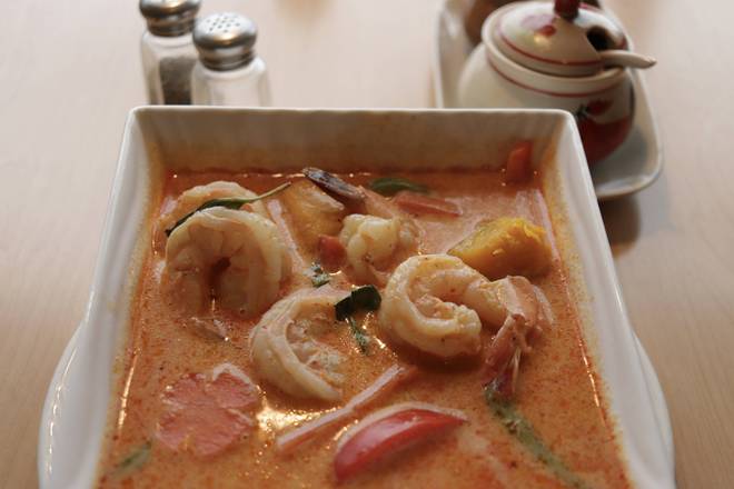 Spicy Prawns and Pumpkin Curry