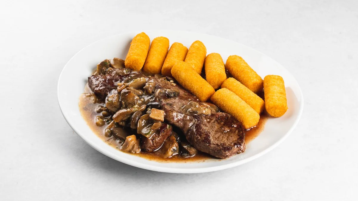 Ramstek u umaku od gljiva