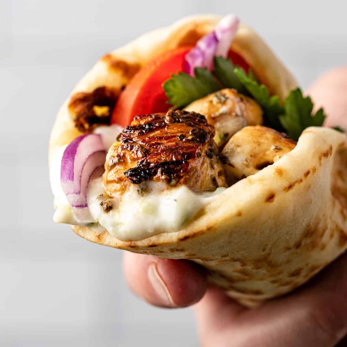 Chicken Souvlaki Sandwich
