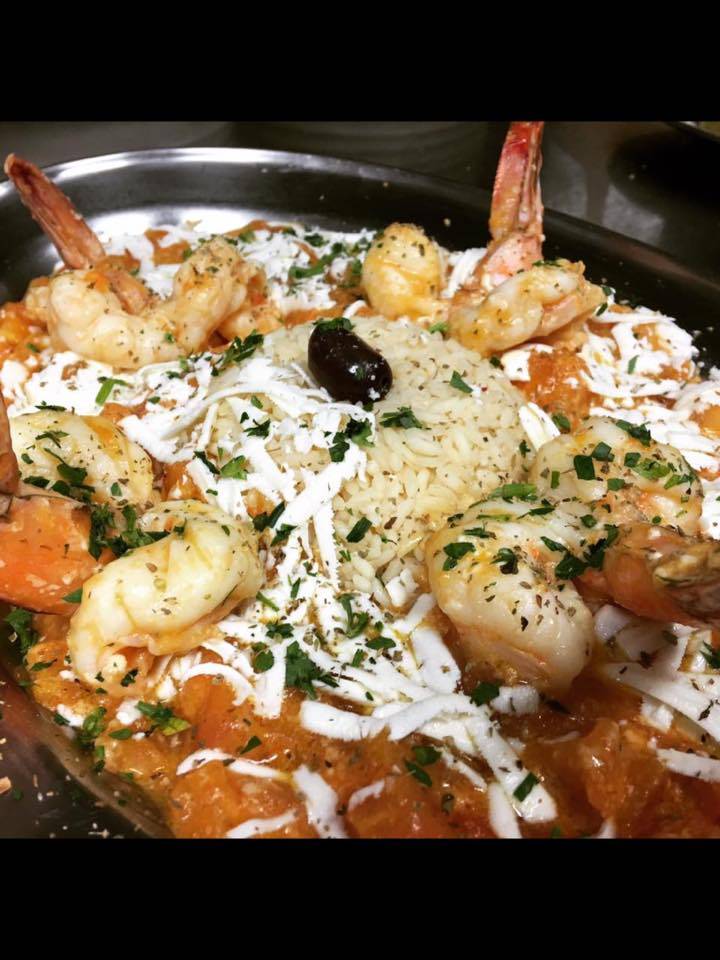 Shrimp Saganaki