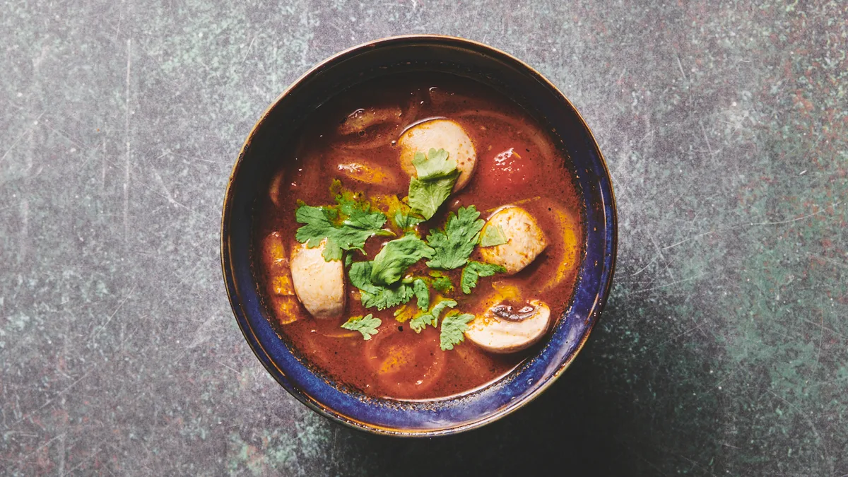 Tom-Yum suppe  🌶️  🌶️