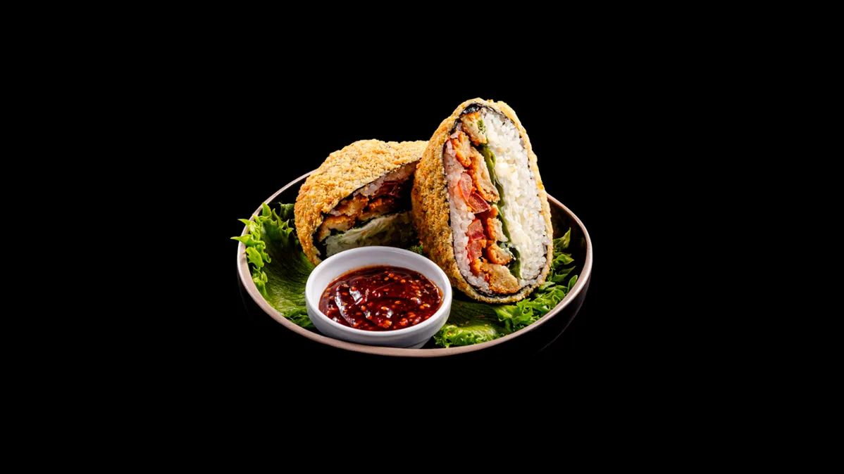 1278. Sushi burger krõmpsuva kanaga