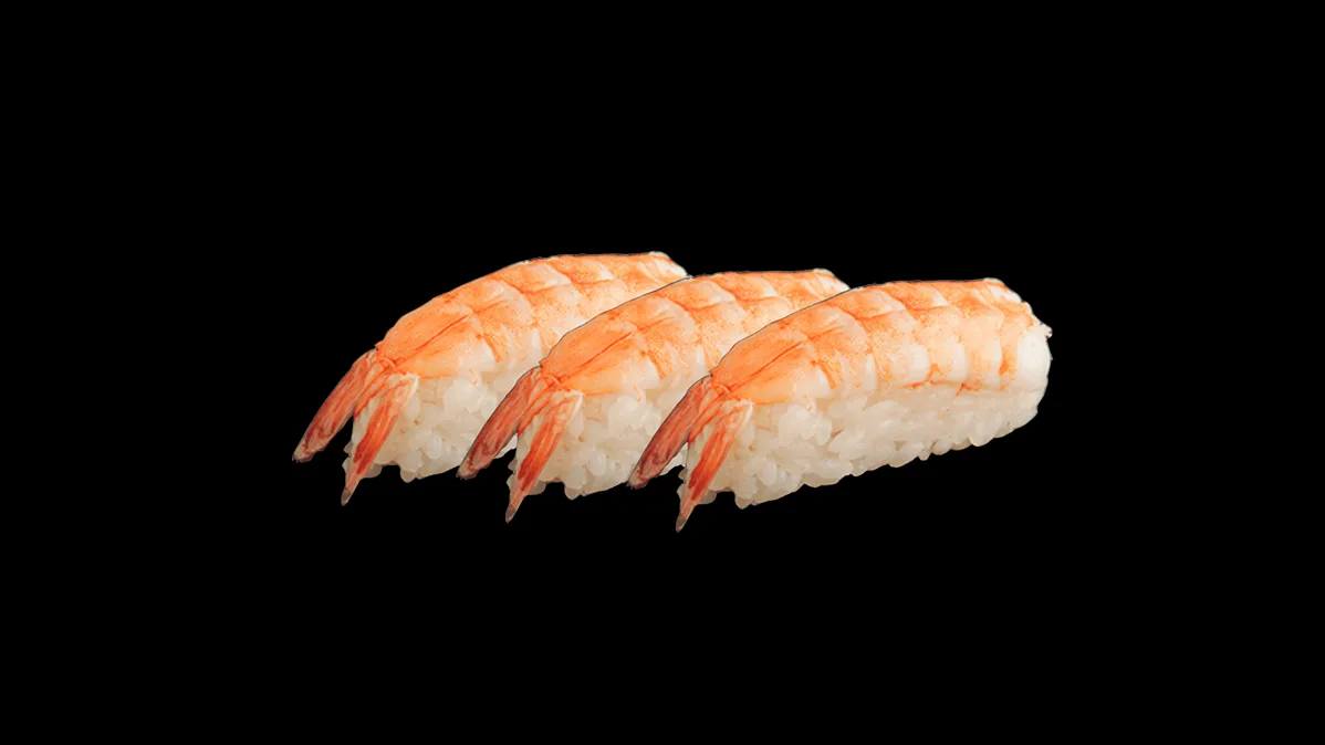 808801. Hiidkreveti nigiri 3 tk