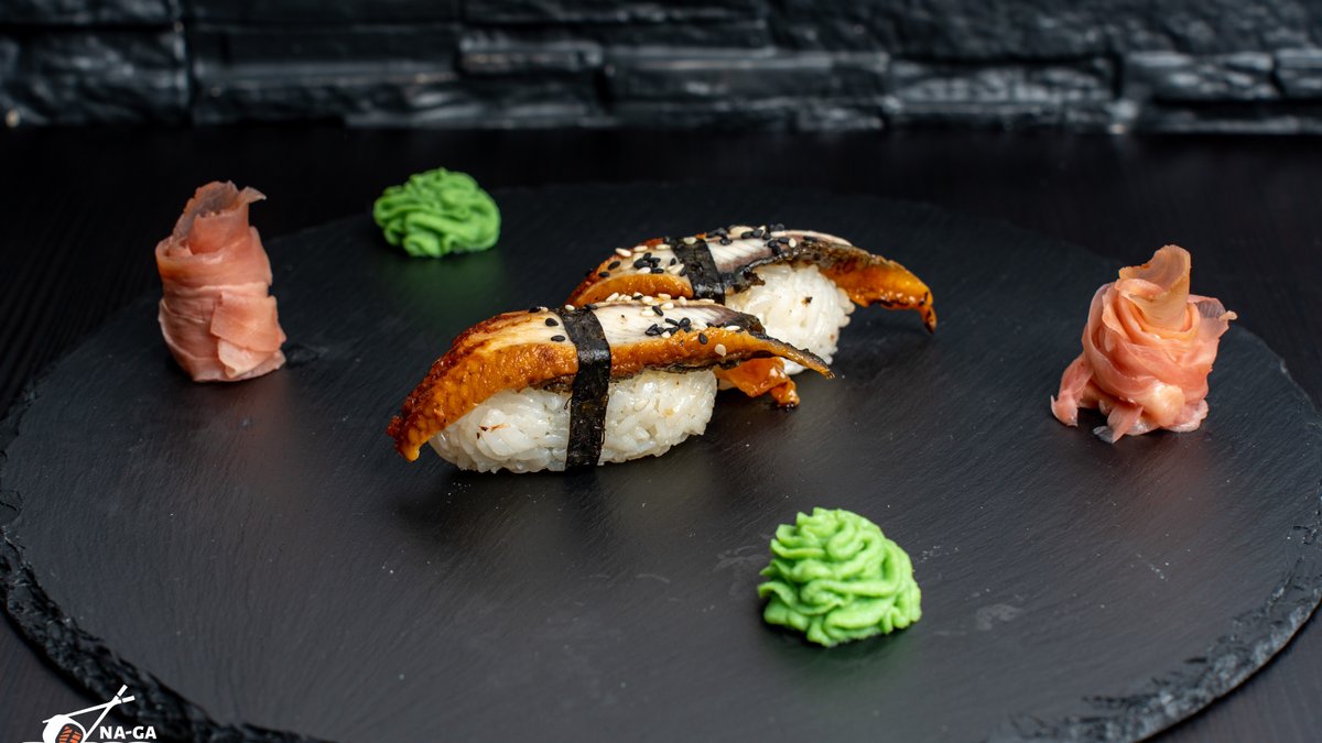Grillezett angolna nigiri
