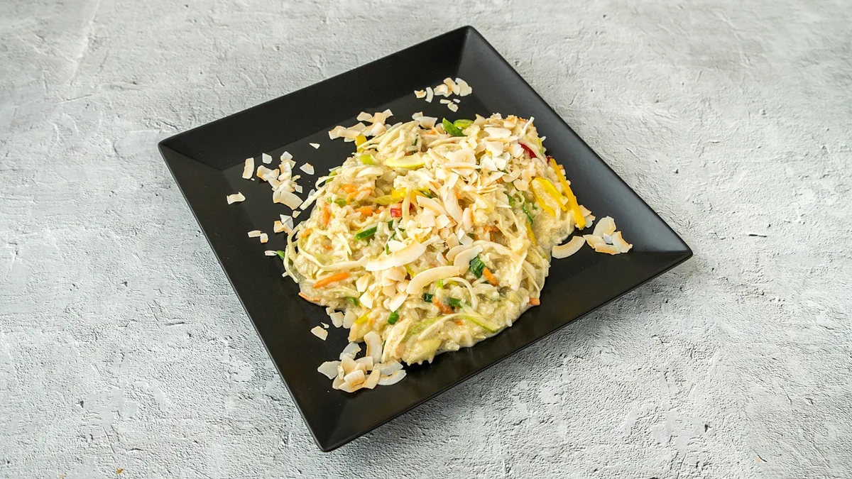 Kókusztejes zöld curry