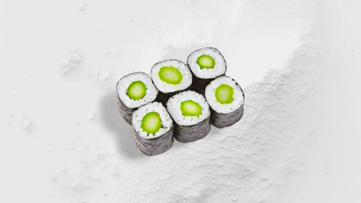 Zöldspárga maki (6db)
