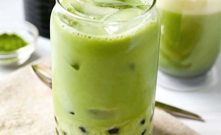 Brown Sugar Matcha Milk Tea