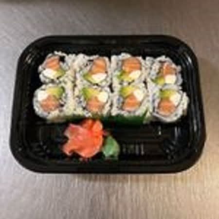 Salmon Cream Cheese Avocado Roll