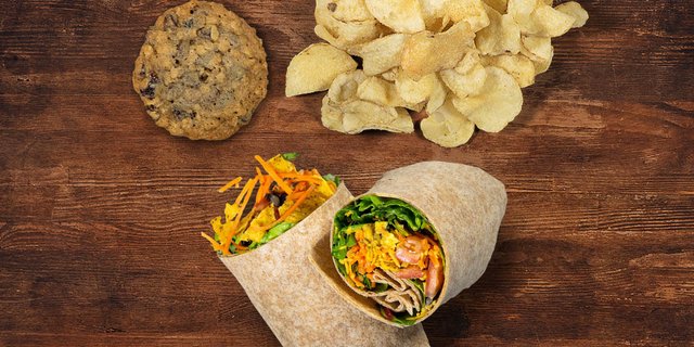 Asian Wrap Box Lunch Package