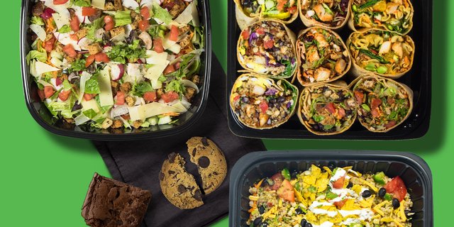 Bundle 10 - Wraps, Salad, Rice Bowl, Cookie and Brownie Bundle