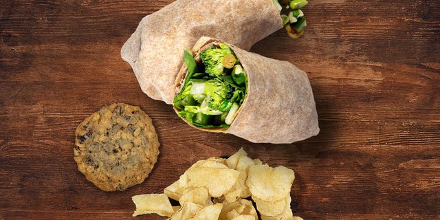 Shades of Green Wrap Box Lunch Package