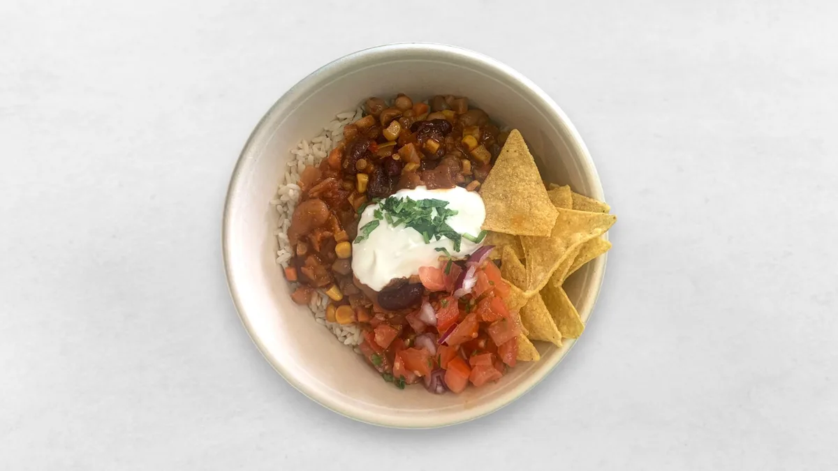 Vegetarisches Chili Bowl 🌶️