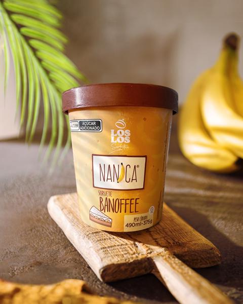 Sorvete Banoffee