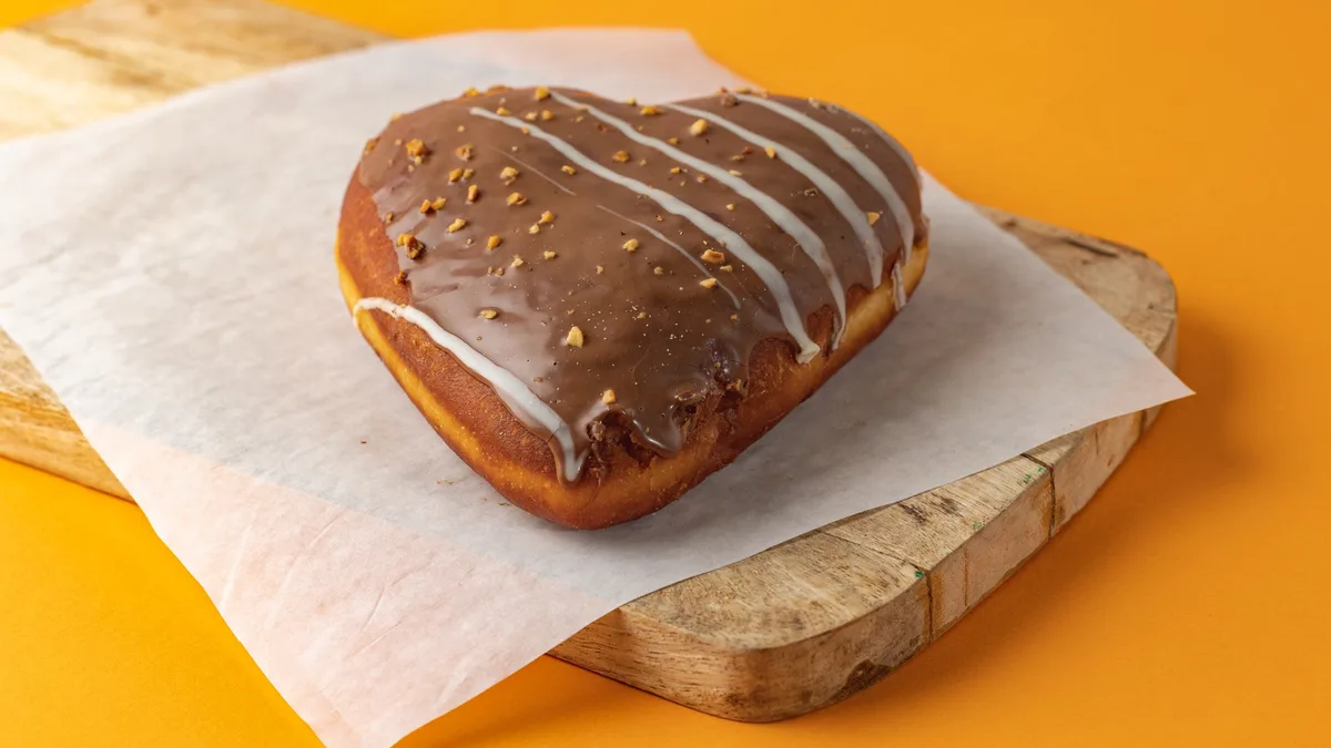 Heart Donut Choco Peanuts