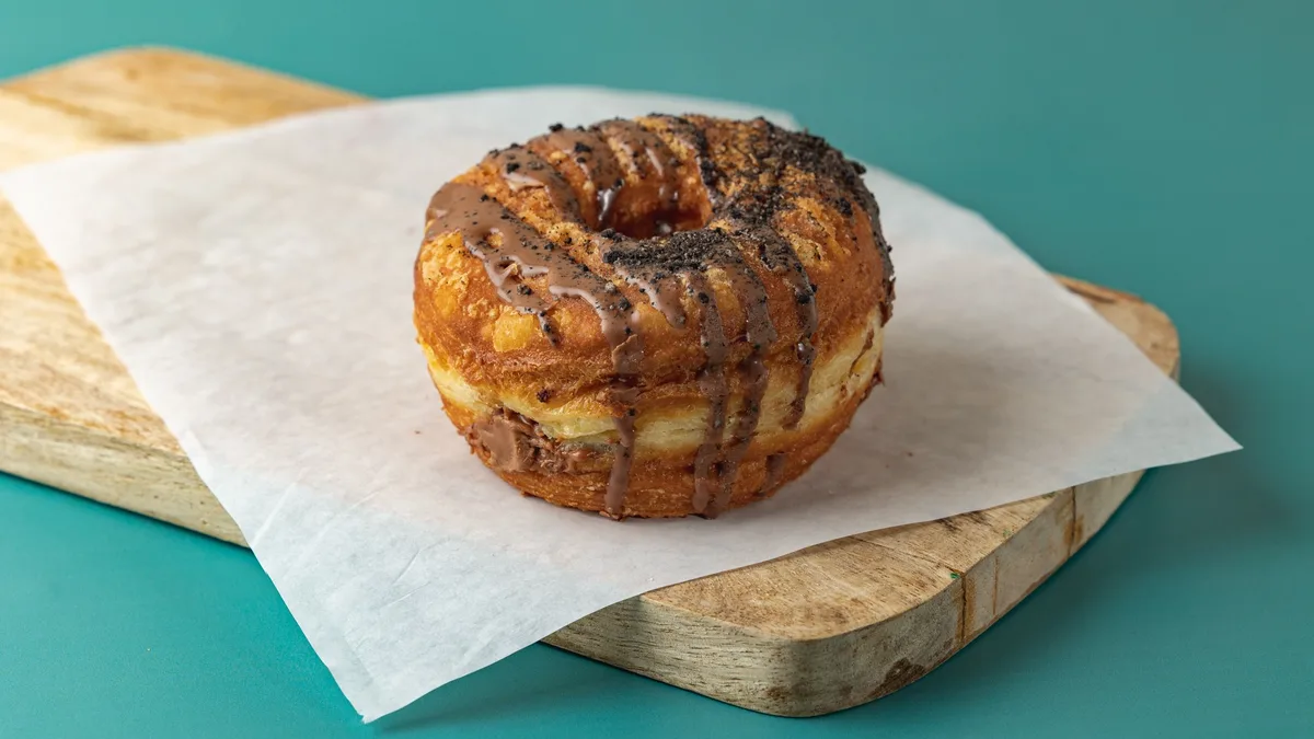 Praline Chocolate Donut