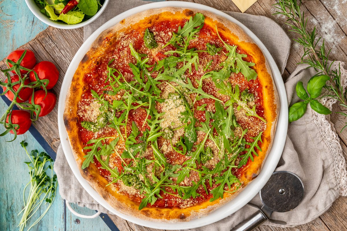 Pesztós-kesuparmezános