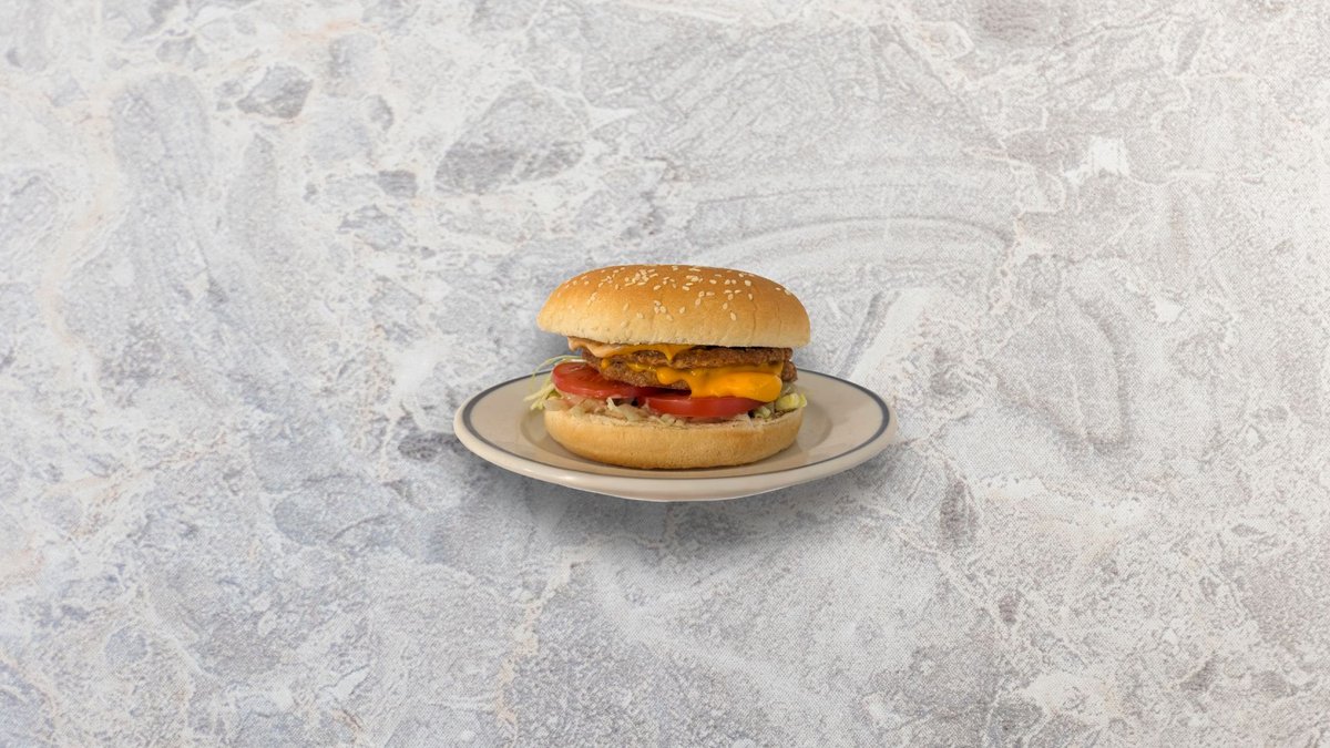 Retro Burger + Hasábburgonya