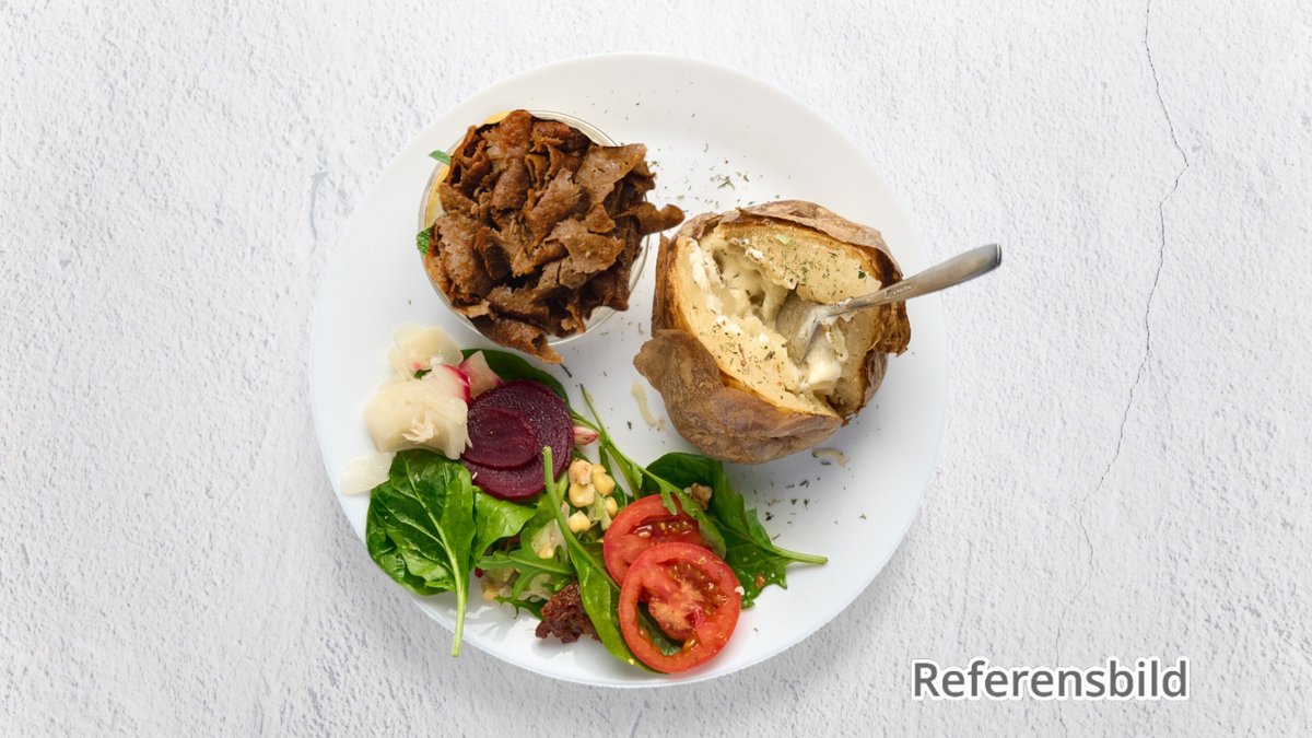 Bakad Potatis med Kebab