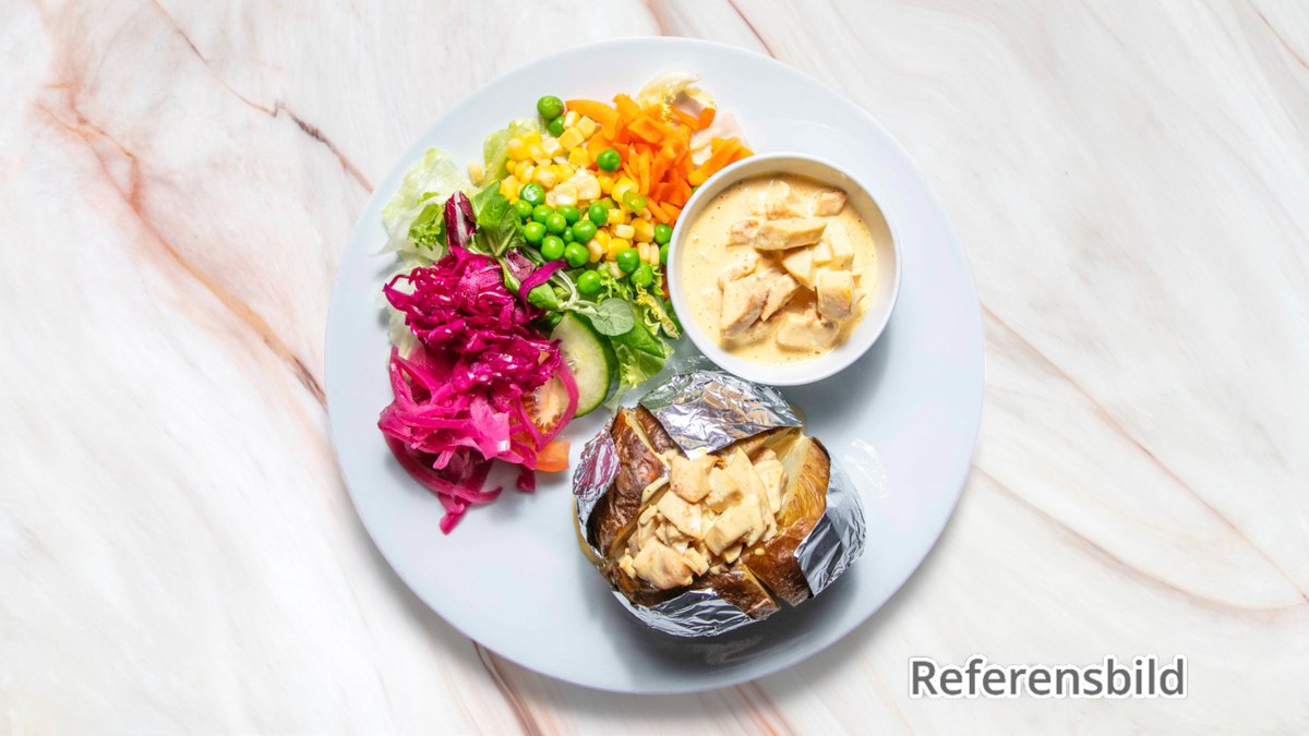 Bakad Potatis med Kyckling