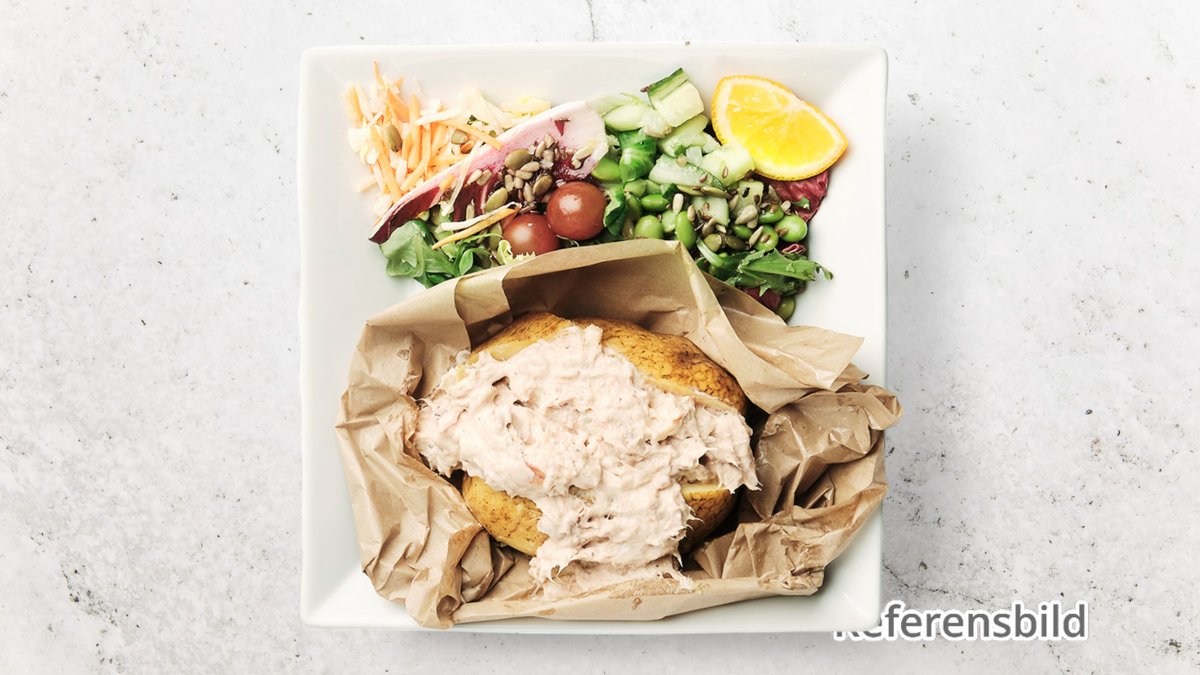 Bakad Potatis med Tonfisk