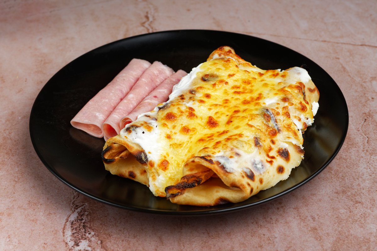 Zapečena Palačinka kačkavalj, šunka, pavlaka