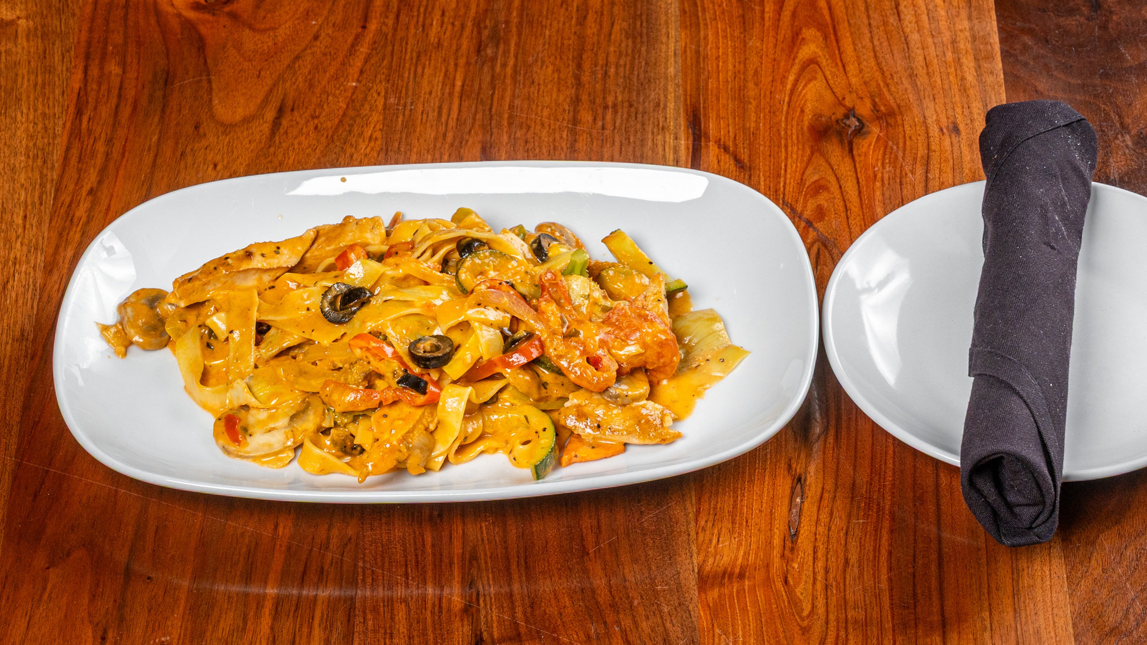 Pasta Primavera and Chicken